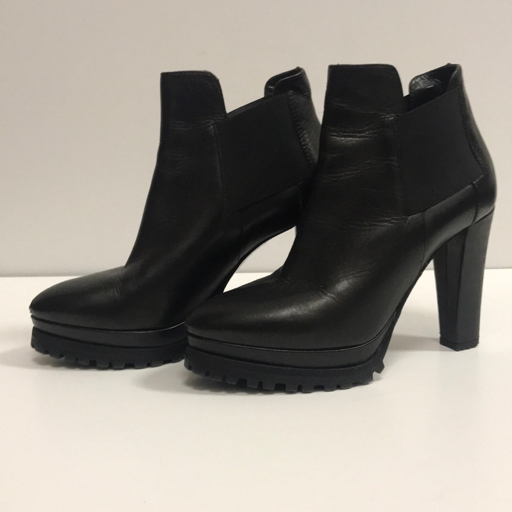 All Saints platform lug sole booties